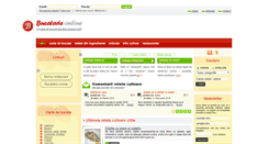 Desktop Screenshot of bucatarieonline.ro